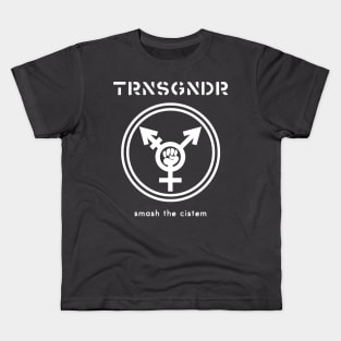 TRNSGNDR Shirt Crust Punk Style Kids T-Shirt